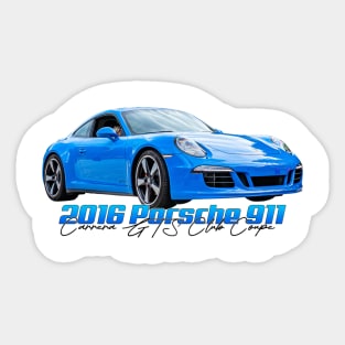 2016 Porsche 911 Carrera GTS Club Coupe Sticker